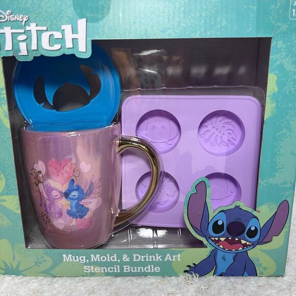 Disney Stitch Mug set and stencil bundle - Picture 2 of 8